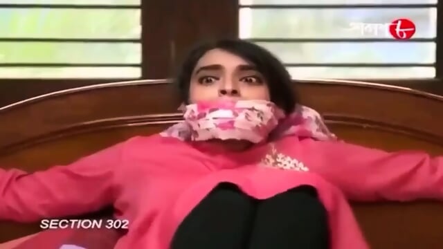 Otm Scarfgag Tied On Bed  Kinky4Ever