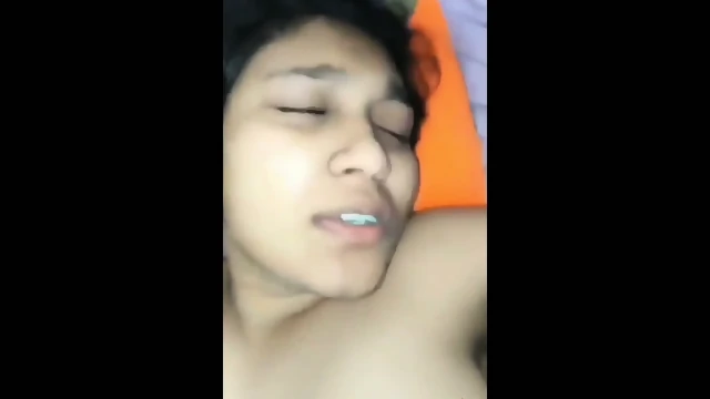 Shy village cutie sucking brother's dick and pussy drilled