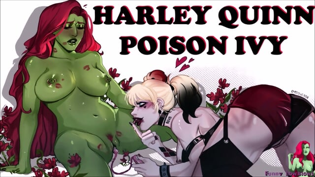 HARLEY QUINN tv serie, POISON IVY ballbusting JOKER anime kick in the balls