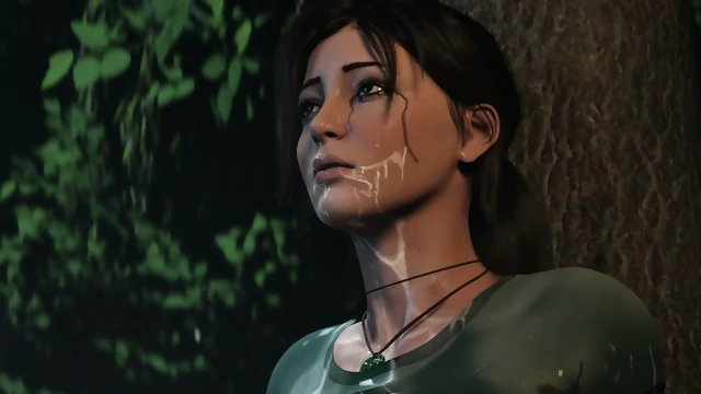 Hostess introduces woman to two bold lovers for passionate romp in fiery 3d animation - Hardcore gangbang sex with Lara Craft