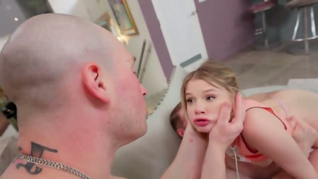 she's a tiny teeny teenage spermaholic