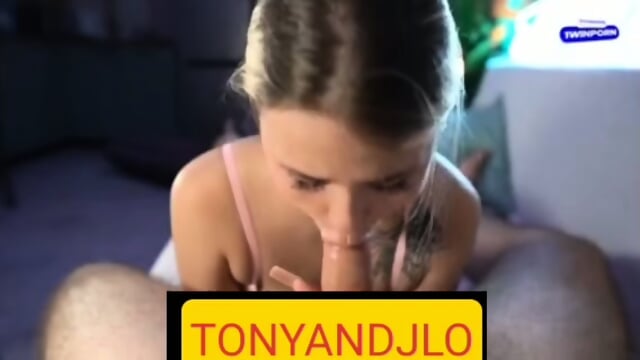 Amateur lovely blonde blowjob
