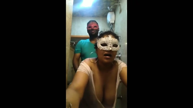 Busty big tits wife fucking doggy style.