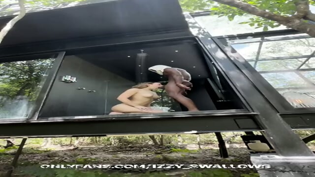 Izzy Swallows Glass House Sextape