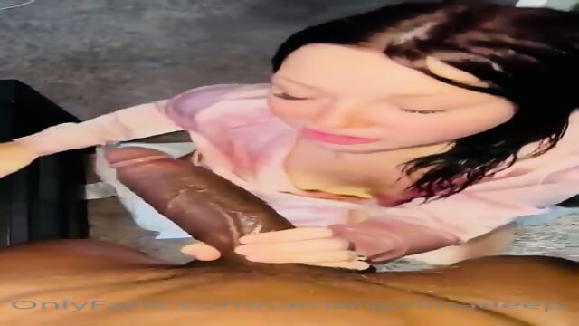 bbw redhead bbc blowjob