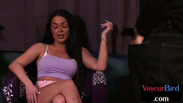 Busty neigbour voyeur request tug show