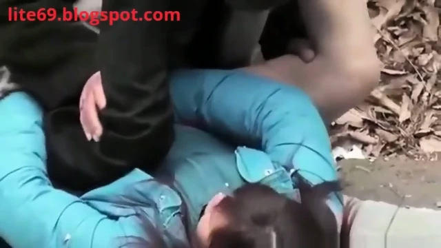 grandfather cummed in the pussy of a young girl in the forest