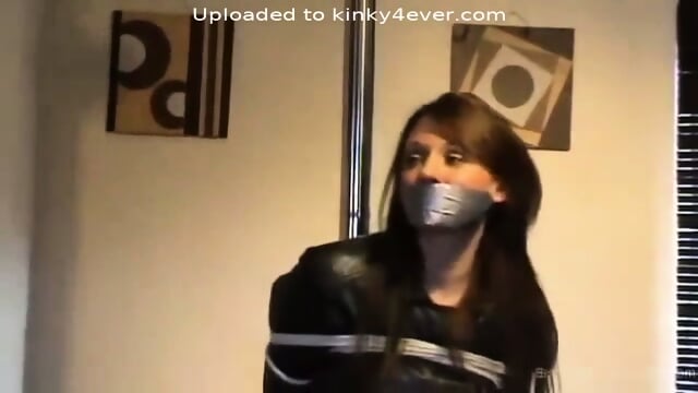 Pole Tied In Black  Kinky4Ever