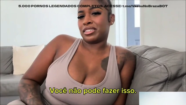 PORNO COM LEGENDA - COMEU A NEGRA GOSTOSA