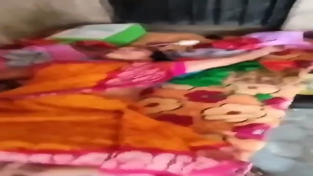 Young Boy Secretly Captured Her Sleeping Aunty's Pussy