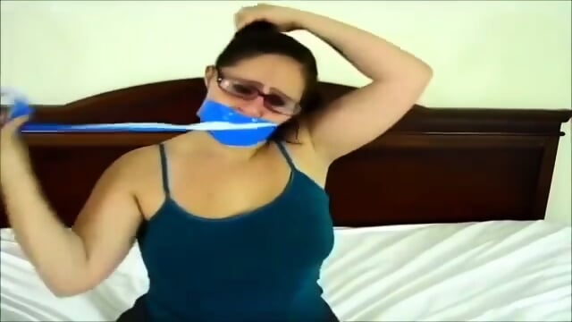 To Self Gagging  Kinky4Ever