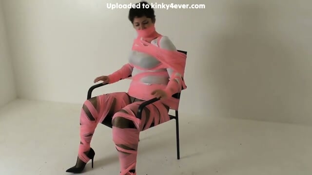 Woman Chair-tied In  Kinky4Ever