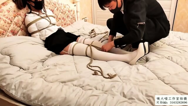 Asian Bound To Bed  Kinky4Ever