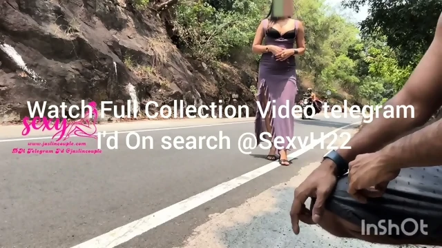 Jaslin Kaur public place on road Sex
