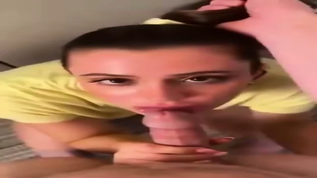 Hot brunette girl banging in laundry room