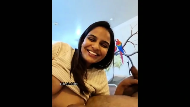 Meri randi GF Ritika ex-Lover ko blowjob di boobs dikhakar