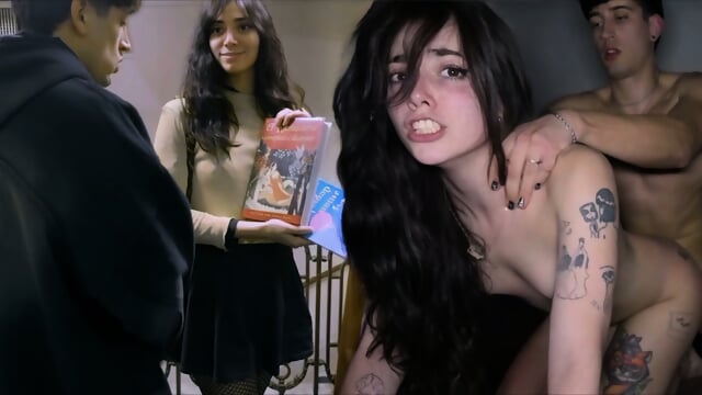 He Met Her At The Library  jerking