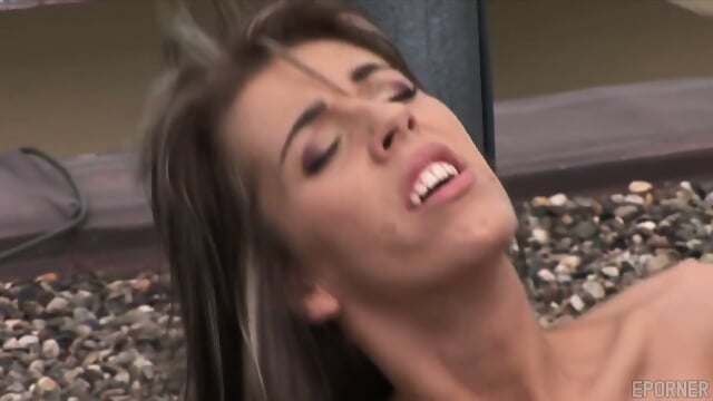 Two Hard Poles Installed In Her Ass And Cunt - Bob Terminator  real-ass