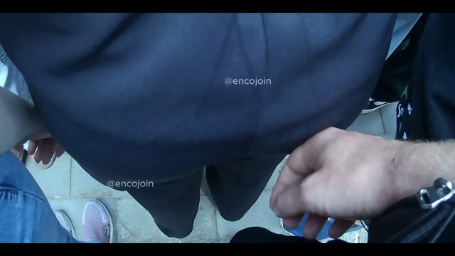 Encoxada Dickflash Grope Cum Encojoin