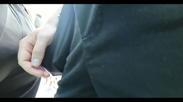 Encoxada Dickflash Grope Cum Encojoin