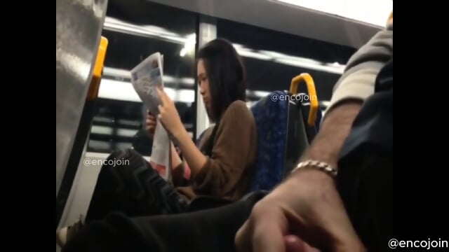 Encojoin dickflash grope cum ass