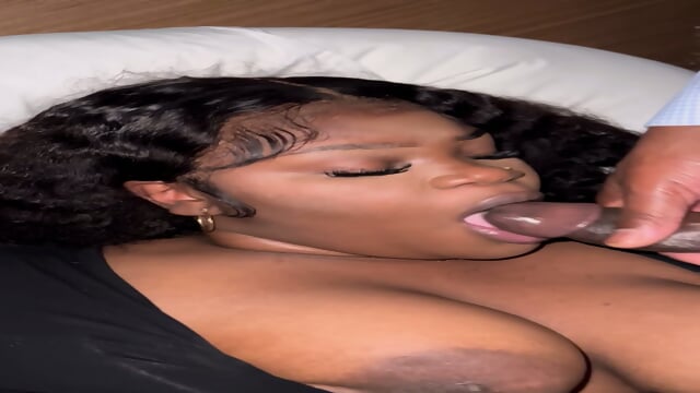 Teen Sucking step daddy dick