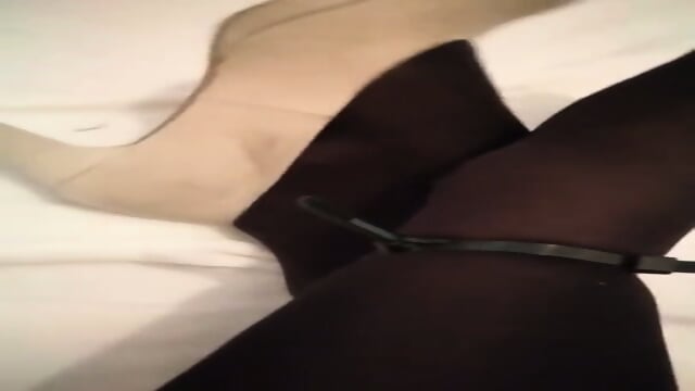 Tied In Pantyhose And Heels  Kinky4Ever