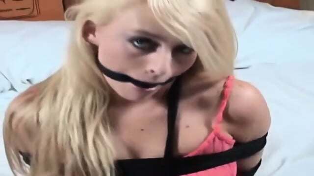 Hogtied Hot Blonde  Kinky4Ever