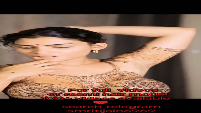 Resmi R Nair Big boobs mehndi on all body