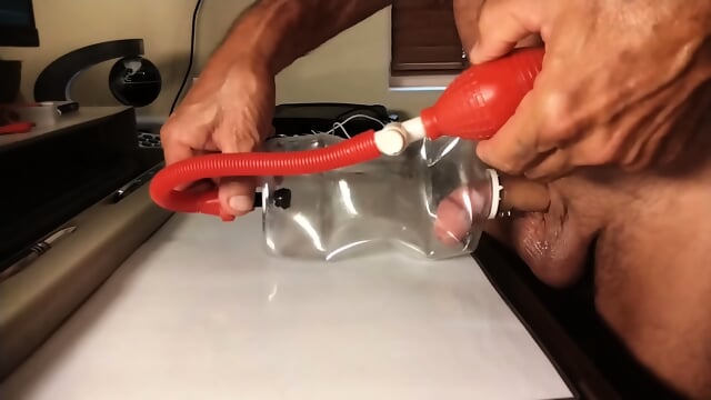 penis crushed in bottle