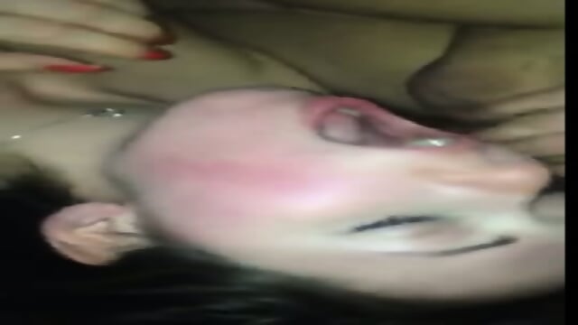 The guy fucked his girlfriend and fed her his cum