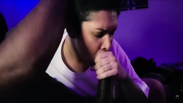 Latina Sucks BBC Dry