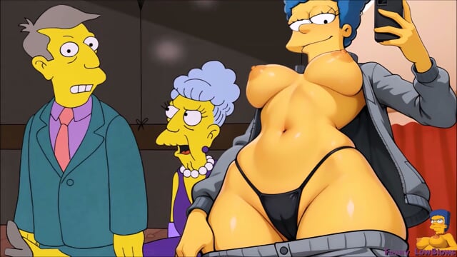 Agnes Skinner GRANNY BALLBUSTING anime kick in the balls