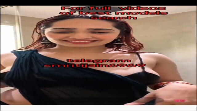 Aditi mistri hot app private session black saree big tits ass