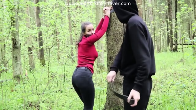 Outdoor Ass Beating P1  Kinky4Ever
