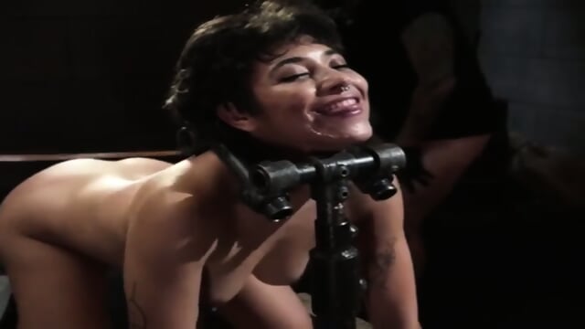 Restrained Slut Fucked