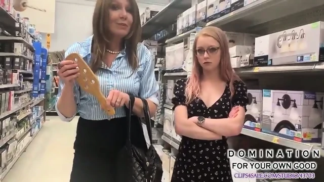 Promo Wayward At Walmart! Stepmom Katherine  Stepsister Alice Spanks You Hard For Your Misdeeds - L  Kinky4Ever