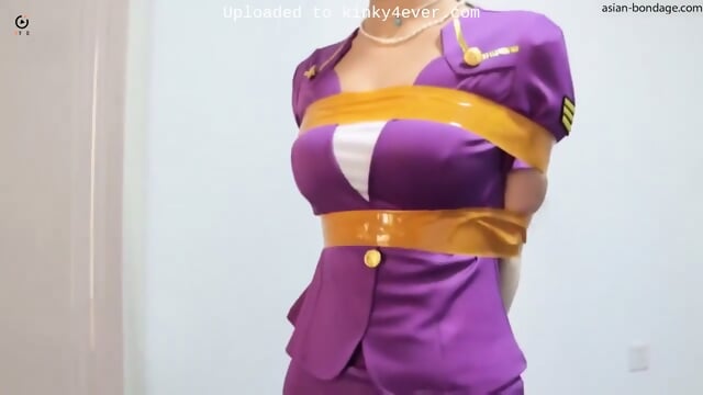 Chinese Tape Bondage 1  Teaser Video  Kinky4Ever