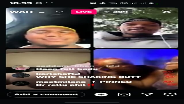 Insta Live Vides  phat-ass