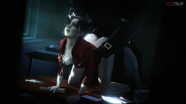 Claire Redfield has fun with Mr. X and friends - 3D HMV