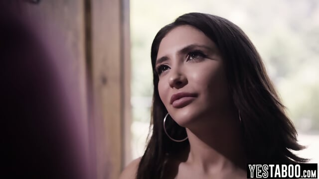 Protective mature stepdad pounds lesbian stepdaughters teen crush