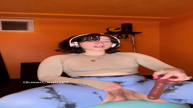 Ripping off yoga pants and rubbing pussy