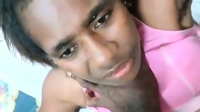 Skinny PNG slut moaning for the dick
