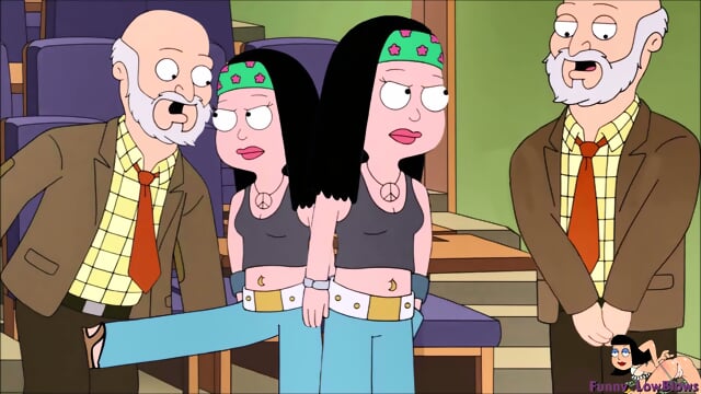 teen hayley BALLBUSTING oldman kick in the balls american dad