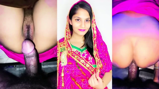 Rajasthani hairy pussy bhabhi morning fuck with husband