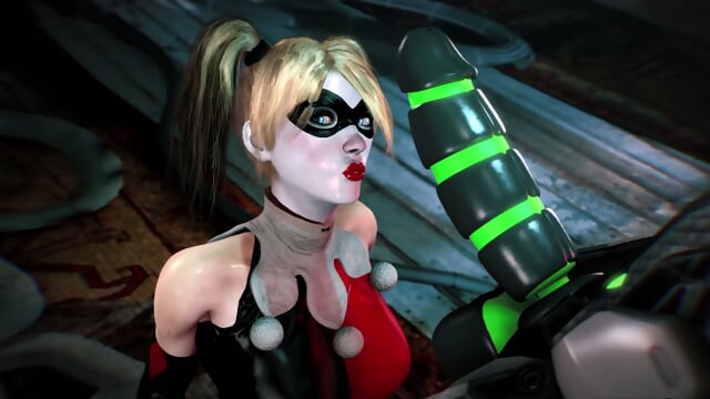 Harley Quinn X Cyber Grid: Doggy, Deepthroat, Riding (3D Gameplay) 60 Fps