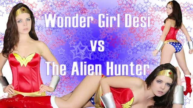Wonder Girl vs Alien Hunter