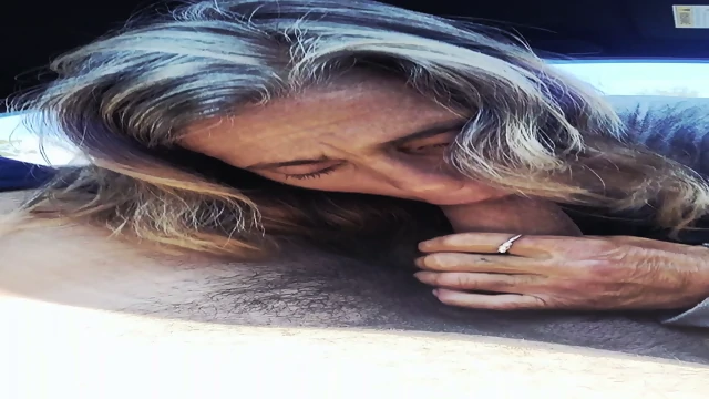 Homeless Old Lady Sucks Off Gas Station Worker