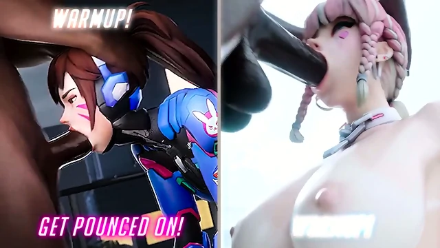 KIRIKO VS DVA - BBC Fuck Battle (Round 2)