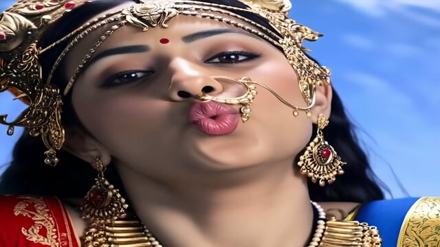 India's Goddss Laxmi Kiss A Man